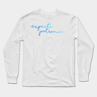 Blue Expecto Patronum Long Sleeve T-Shirt